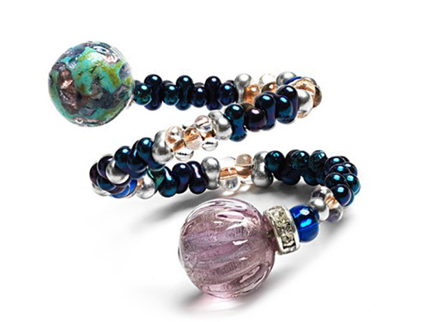 Εικόνα της ΔΑΧΤΥΛΙΔΙ ANTICA MURRINA  AMETHYST RING ELIZABETH MIS ΜΠΛΕ ΠΡΑΣΙΝΟ ΣΤΡΙΦΤΟ