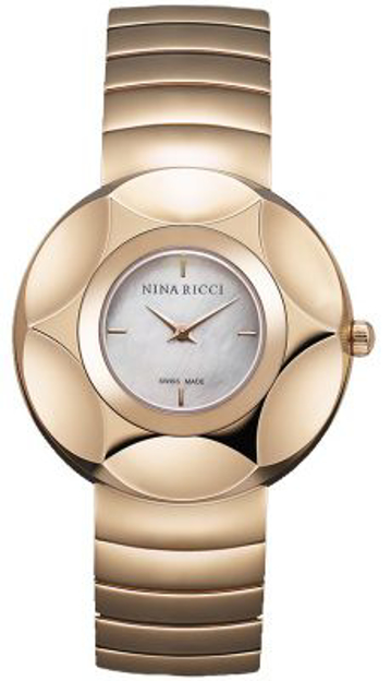 Εικόνα της ΓΥΝΑΙΚΕΙΟ ΕΛΒΕΤΙΚΟ ΩΡΟΛΟΓΙ NINA RICCI No24 ΜΠΡΟΝΖΕ PVD