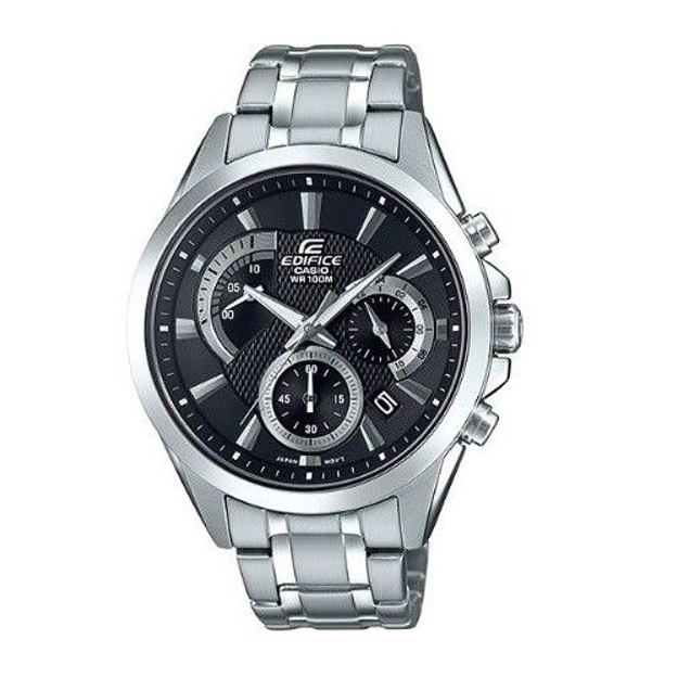 Εικόνα της ΩΡΟΛΟΓΙ ΑΝΔΡΙΚΟ CASIO  EDIFICE ΧΡΟΝΟΓΡΑΦΟΣ EFR-505D ΜΑΥΡΗ ΠΛΑΚΑ 