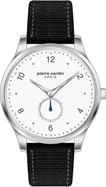 Εικόνα της ΑΝΔΡΙΚΟ ΩΡΟΛΟΓΙ PIERRE CARDIN ΕΝΔΕΙΞΗ ΔΕΥΤΕΡΟΛΕΠΤΩΝ ΑΤΣΑΛΙ ΜΑΥΡΟ ΛΟΥΡΑΚΙ