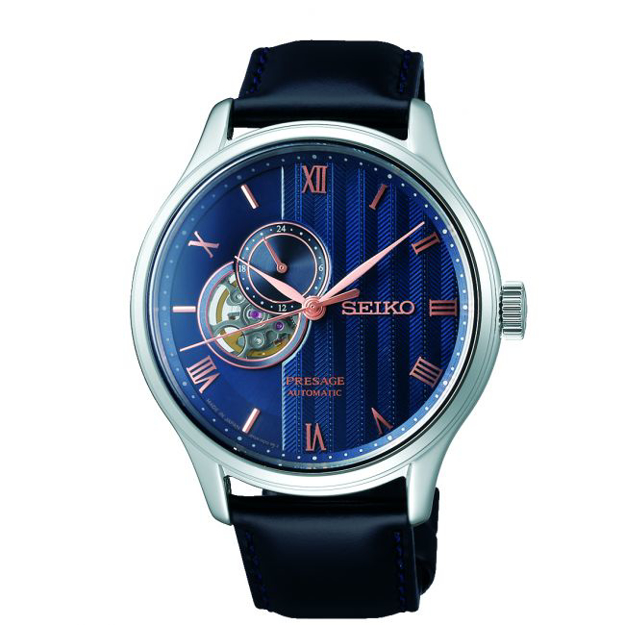 Εικόνα της ΑΥΤΟΜΑΤΟ ΑΝΔΡΙΚΟ ΩΡΟΛΟΓΙ SEIKO 5 PRESAGE ΜΕ ΖΑΦΕΙΡΙ ΚΡΥΣΤΑΛΛΟ
