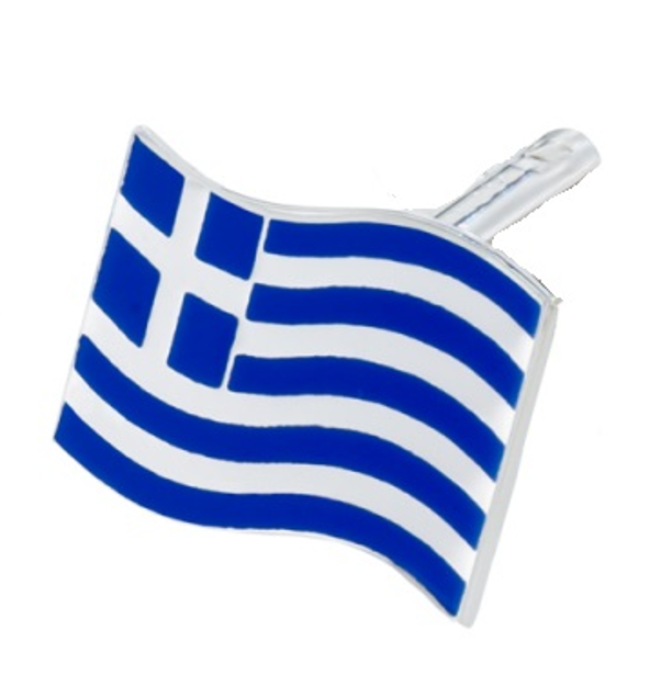 Εικόνα της ΑΣΗΜΕΝΙΑ ΚΑΡΦΙΤΣΑ 925 ΕΛΛΗΝΙΚΗ ΣΗΜΑΙΑ 19χ14 mm
